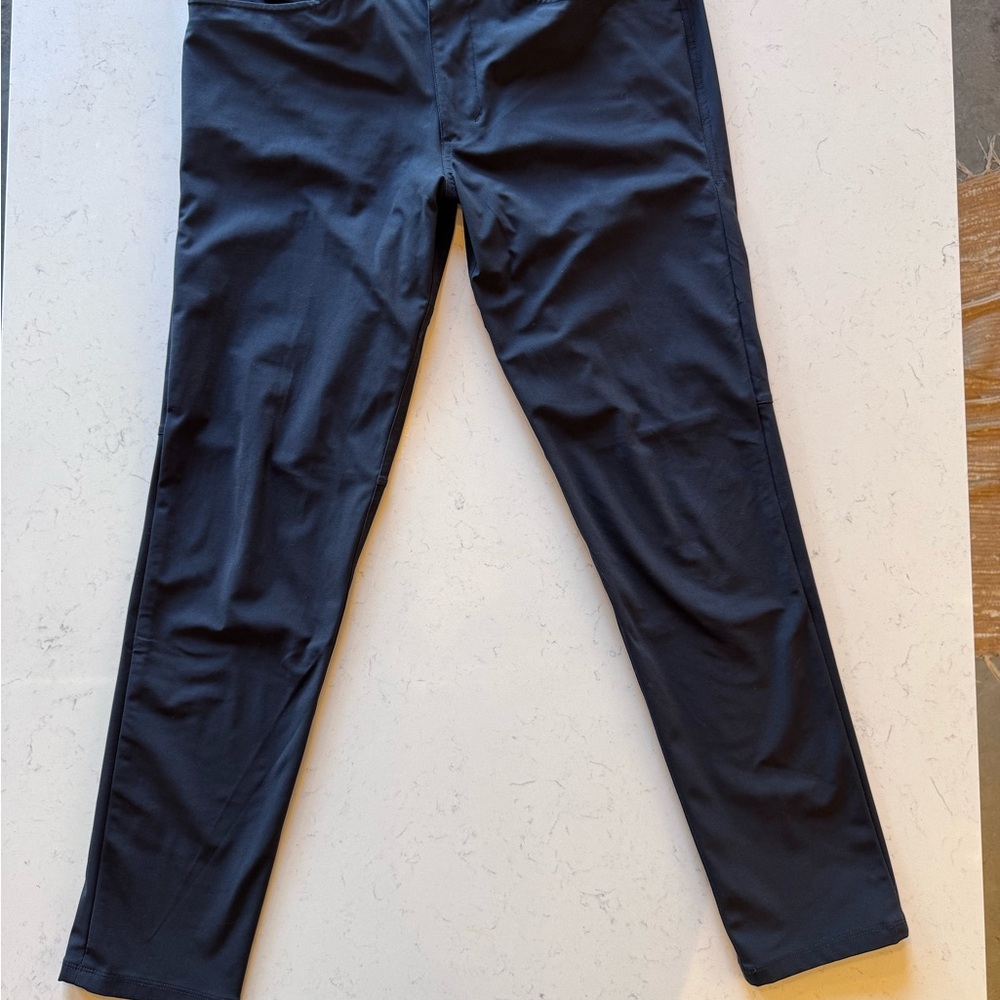 Lululemon Men’s ABC Slim-Fit Trouser 32L Warpstream - 32W - Black